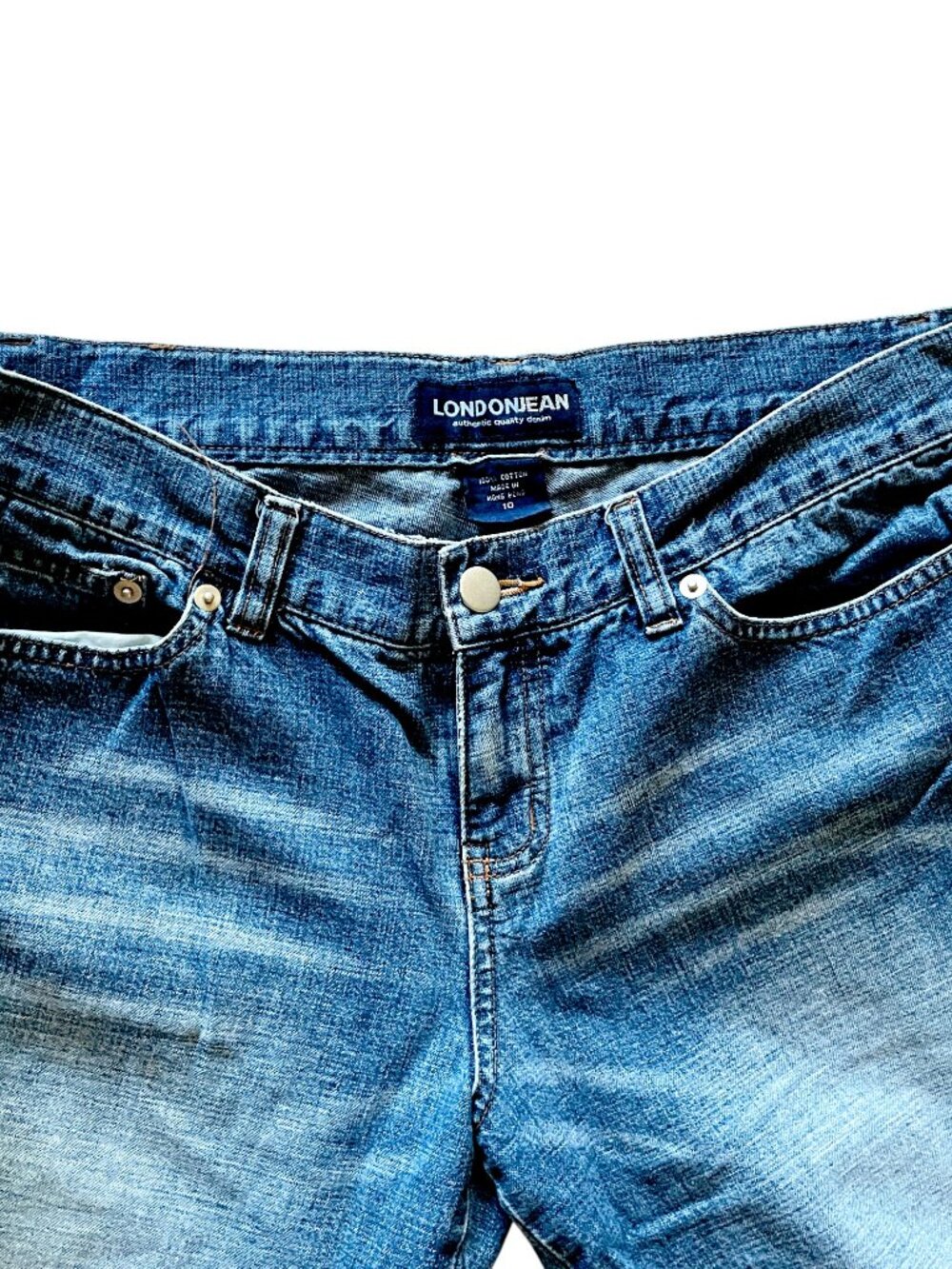 Unique Vintage Victoria's Secret Premium LondonJean Braid Detail Jeans 10 - Picture 5 of 12